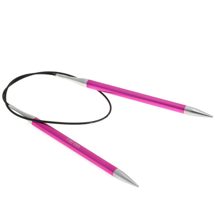 Rundstricknadel Aluminium Rainbow St. 7,0/ 40cm - von Lana Grossa