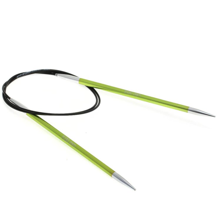 Rundstricknadel Aluminium Rainbow St. 5,0/ 80cm - von Lana Grossa