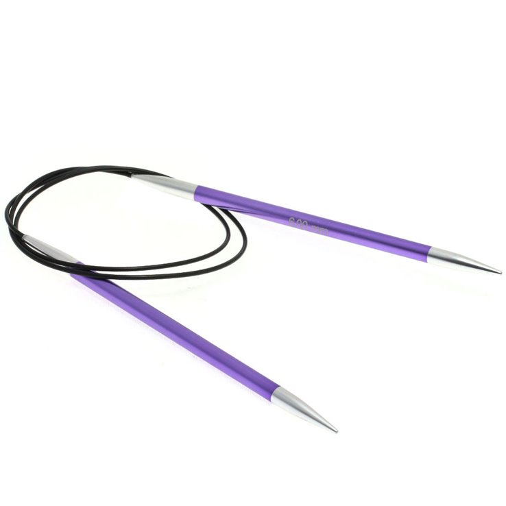 Rundstricknadel Aluminium Rainbow St. 6,0/ 80cm - von Lana Grossa