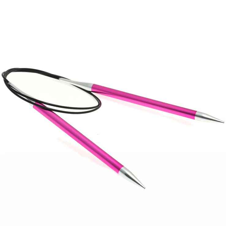 Rundstricknadel Aluminium Rainbow St. 7,0/100cm - von Lana Grossa