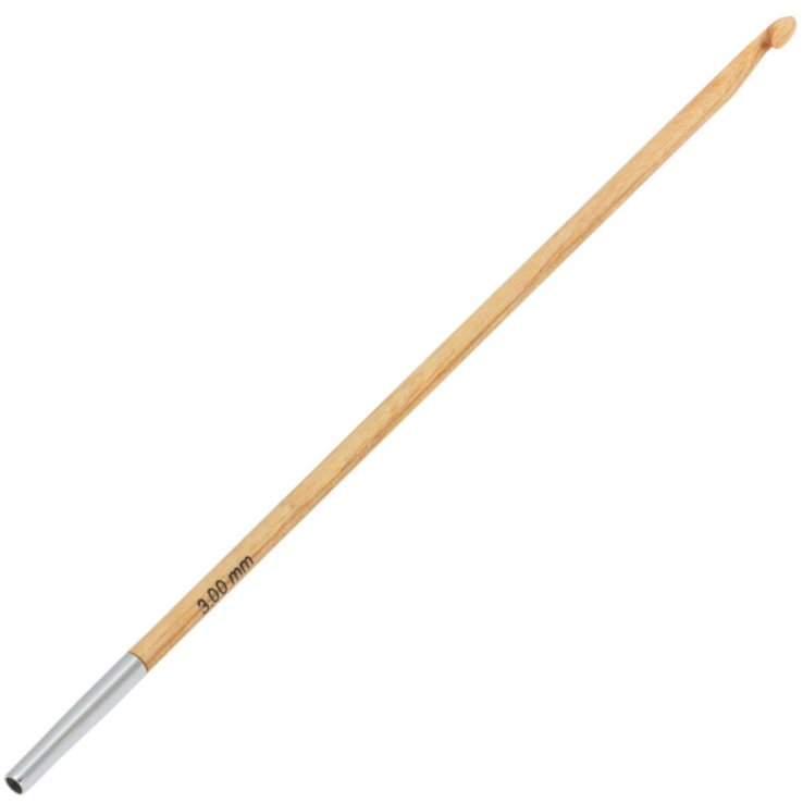 Tunesische Häkelnadel Design-Holz St. 3,0 - von Lana Grossa