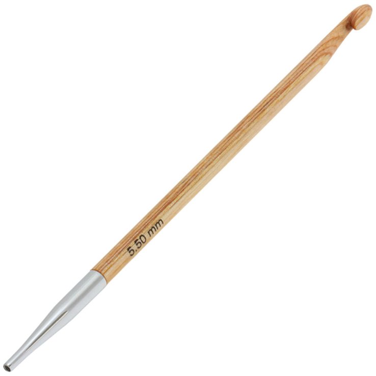 Tunesische Häkelnadel Design-Holz St. 5,5 - von Lana Grossa